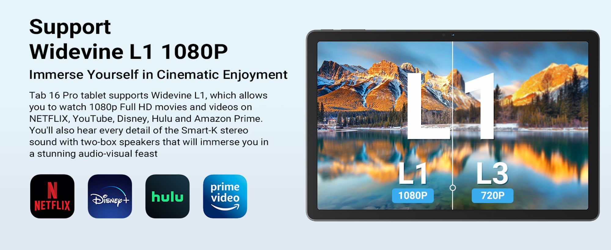 Blackview Tab 16 Pro Gaming tablet 11", 16(8+8) GB RAM + 256GB ROM(1TB TF), Octa-core tablet z Android 14, 8MP+13MP, 7700mAh/4G, z rysikiem, niebieski