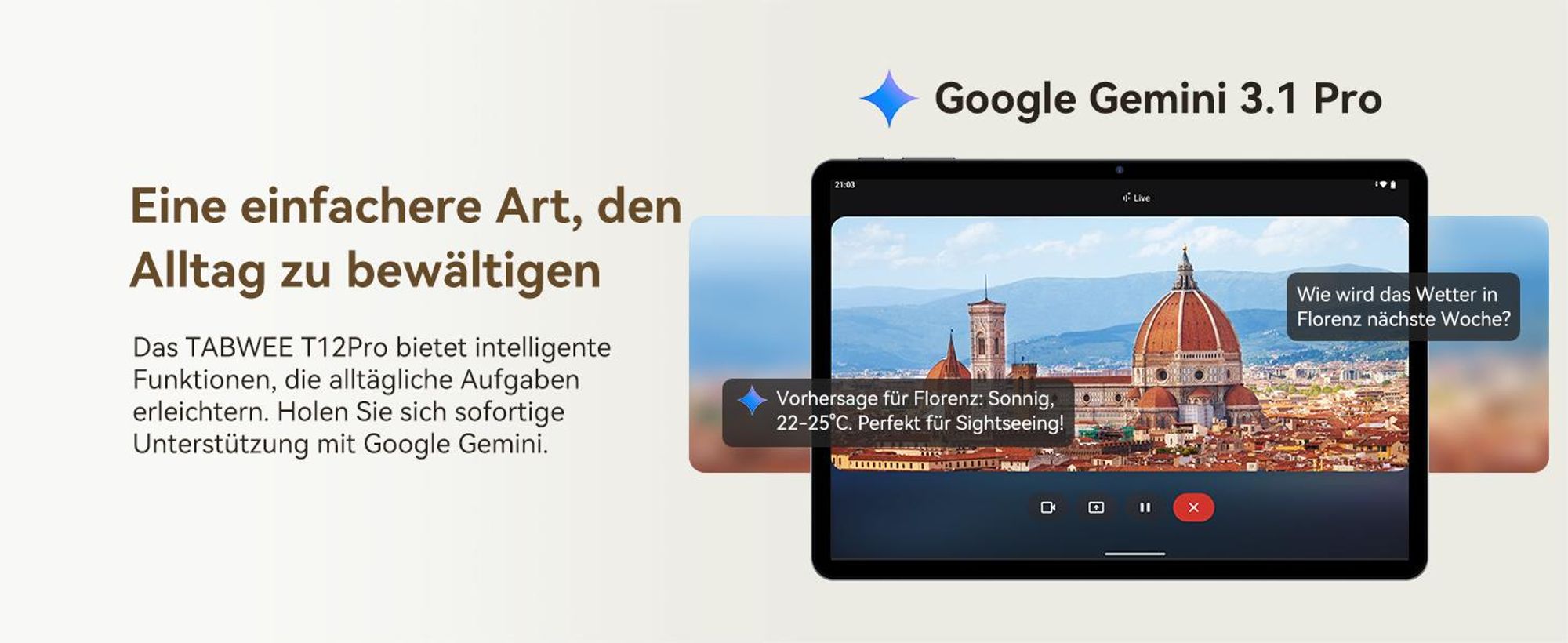 KOBONA T12Pro 11.5" Tablet 2.8K BOE Display, Android 16, Helio G100, 32+256GB, 8000mAh, Dual 4G SIM, Face ID, 13MP, inkl Tastatur,Maus, Stift,Hülle