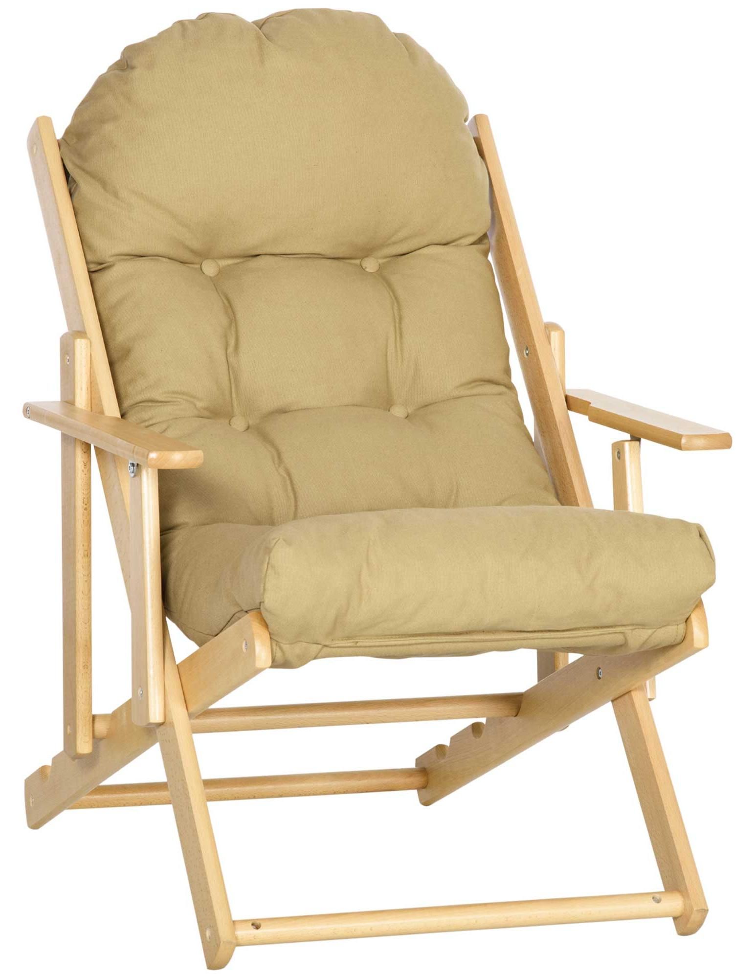 Polstersessel Buchenholz Kissen Wohnzimmersessel