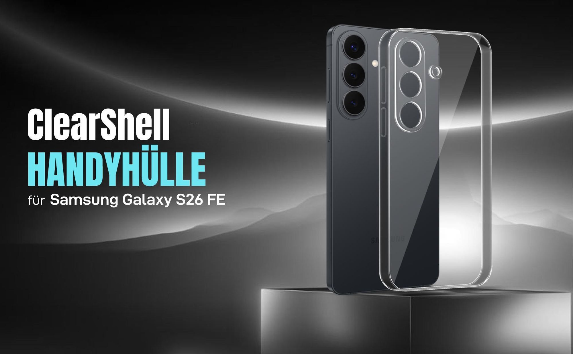 Transparente TPU Handyhülle mit optimiertem Schutz für Samsung Galaxy S26 FE
