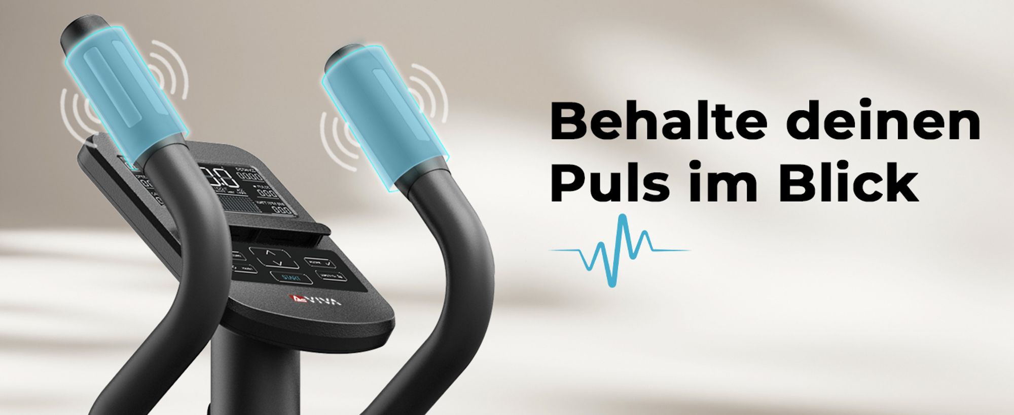 Crosstrainer Heimtrainer für Zuhause AsVIVA C29 Pro Bluetooth 21 Programme