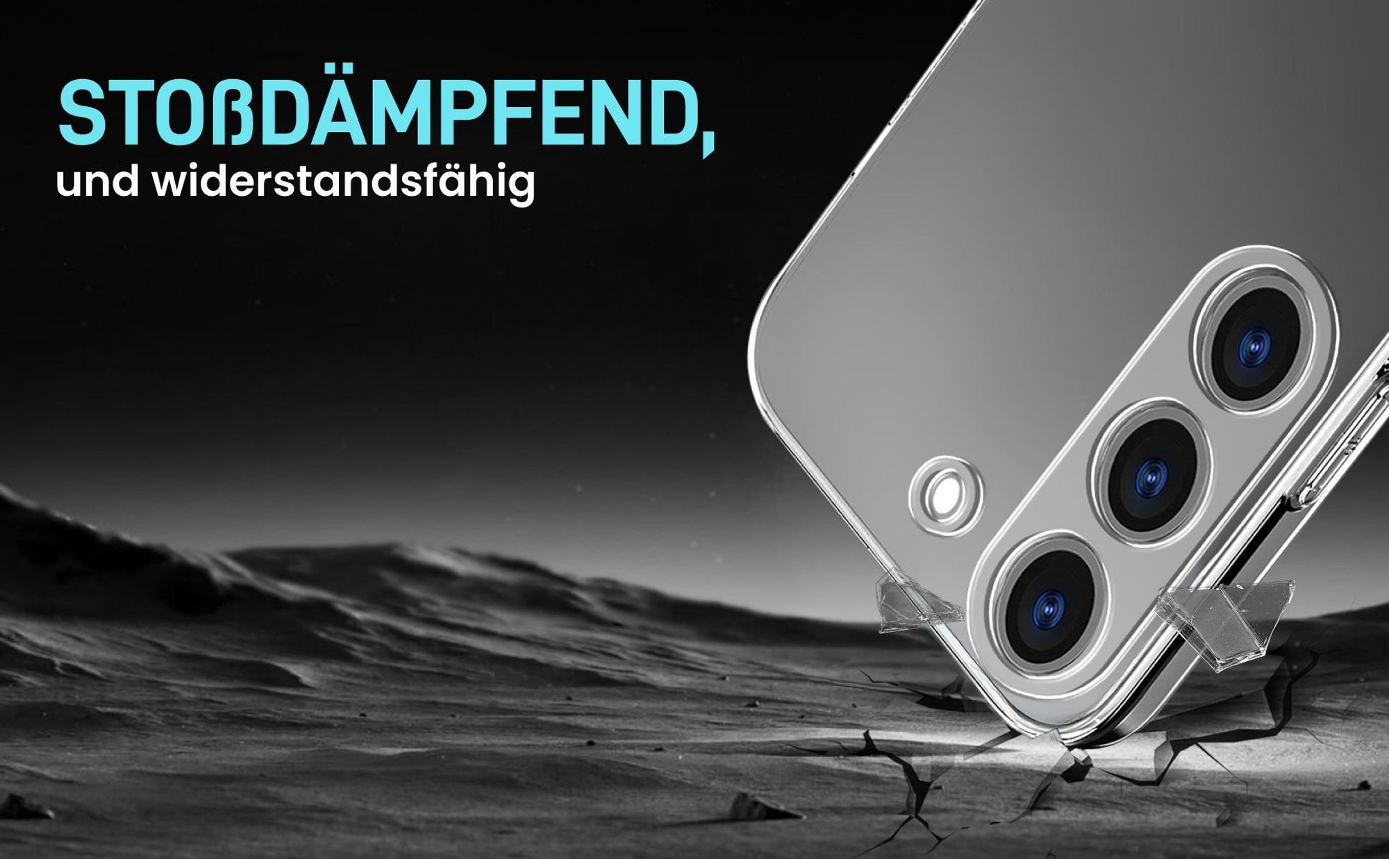 Backcover für Samsung Galaxy S23 - unterstützt kabelloses Laden auch mit Hülle