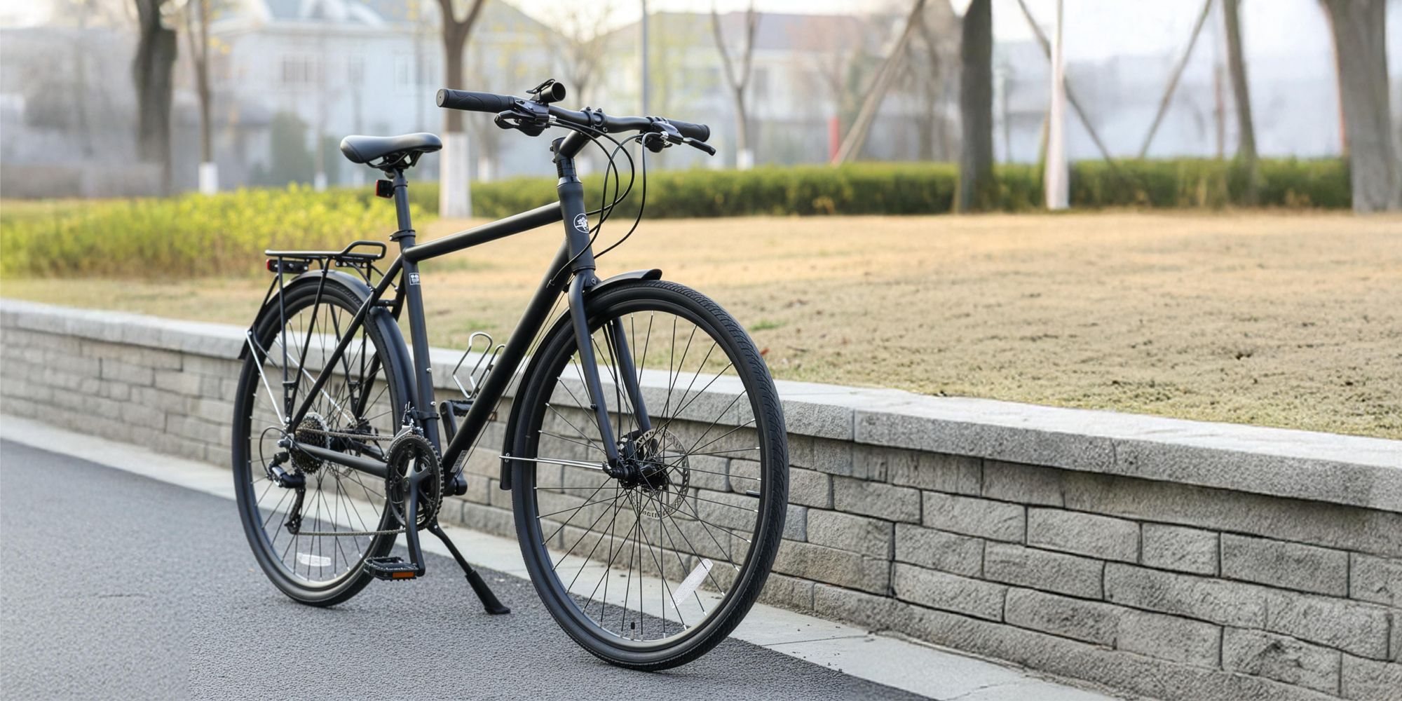 Fahrradklingel Laut 100dB für Fahrrad & E-Roller, Universelle Lenkerhalterung 21-31,8mm, Wasserdicht & Robust, Schwarz Matt, EVI BIKE BikeBell