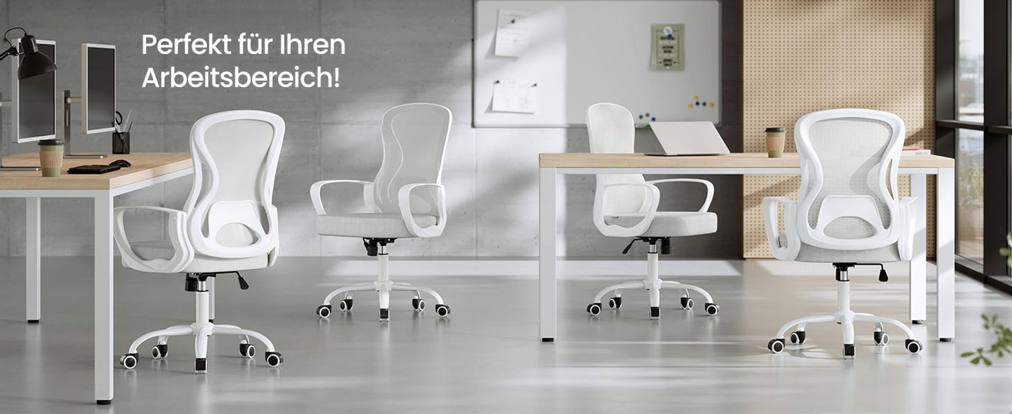 SONGMICS Bürostuhl ergonomisch, Drehstuhl mit Netzgewebe, Schreibtischstuhl mit Lendenstütze, Wippfunktion, Armlehnen, für Arbeitszimmer, Schlafzimmer