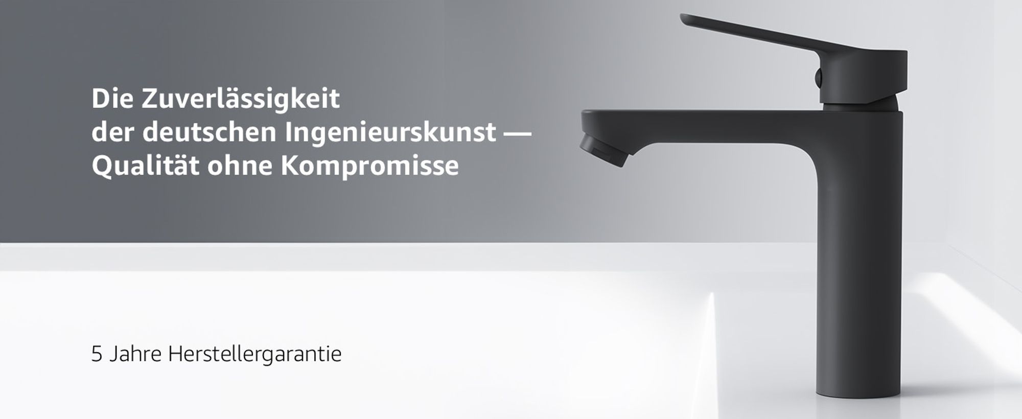 AM.PM Wasserhahn Bad Schwarz Waschtischarmatur Bad Armatur Mischbatterie Waschbeckenarmatur Einhebelmischer Badezimmer