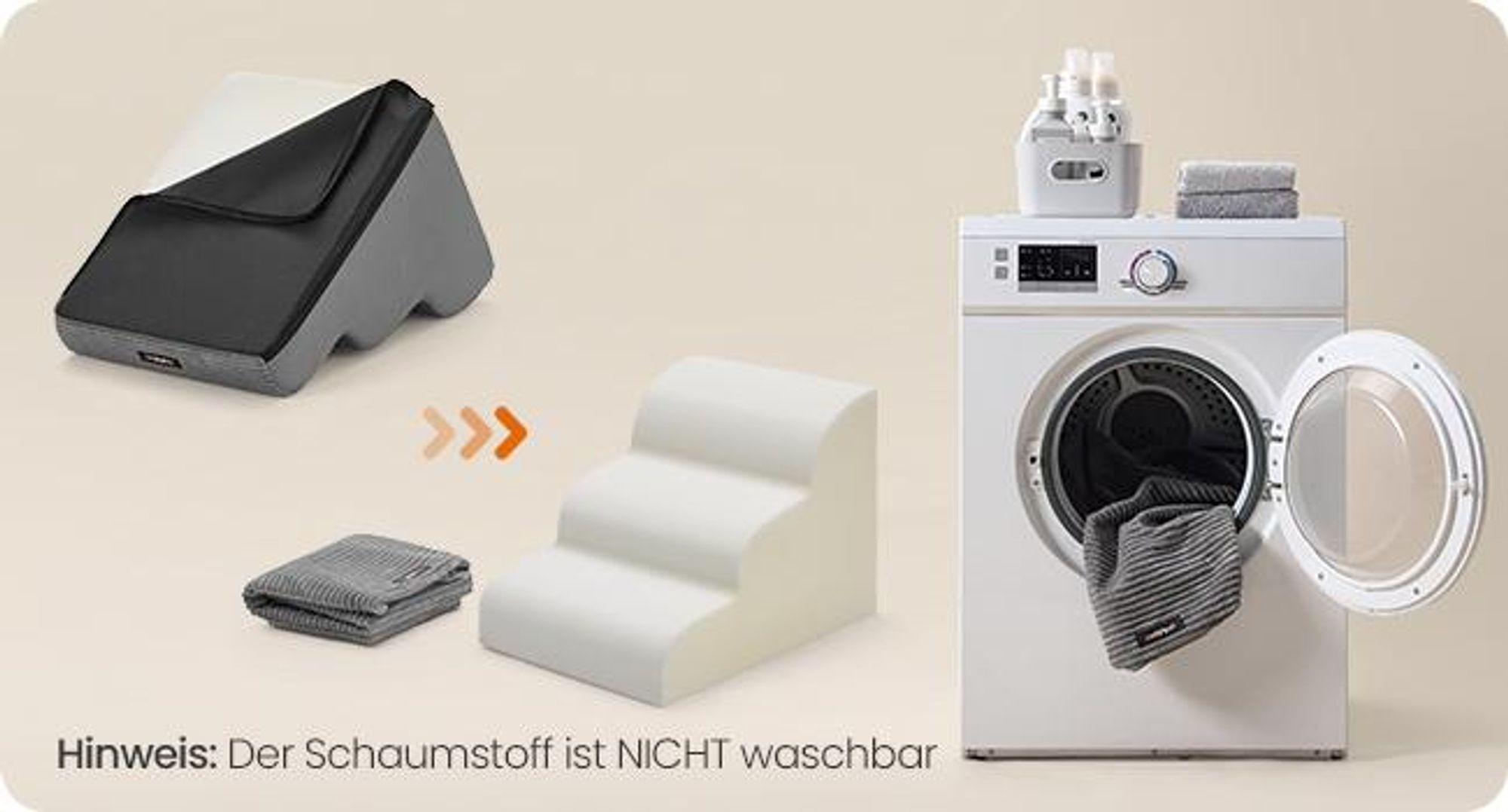3-stufig-Haustiertreppe, für Bett, Sofa, wasserdichte Katzentreppe, rutschfest