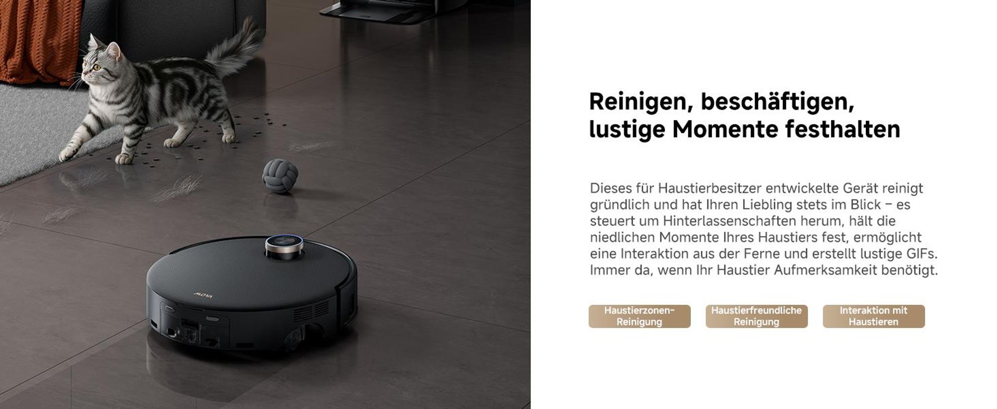 MOVA Z60 Ultra Roller Complete Saugroboter 28.000 Pa, HydroForce™ Hochdruck-Wischen, AutoShield™ Teppichschutz, StepMaster™ 2.0, FlexScope™ Navigation