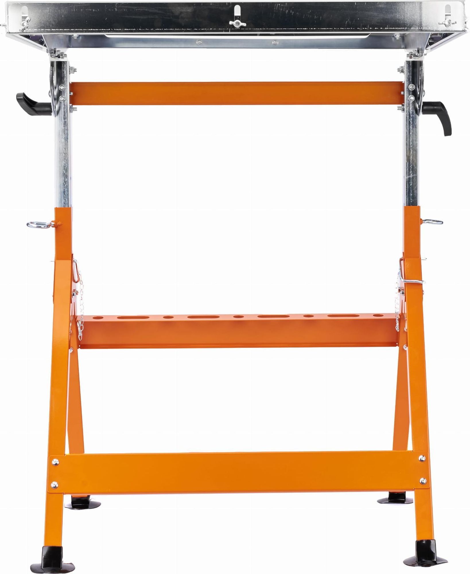 KRAFT&DELE | Schweißtisch klappbar, Arbeitstisch höhenverstellbar, Werktisch aus Stahl, belastbar bis 450 kg, kompakt faltbar, 7-Fach höhenverstellbar, Multifunktionstisch, Werkzeugtisch