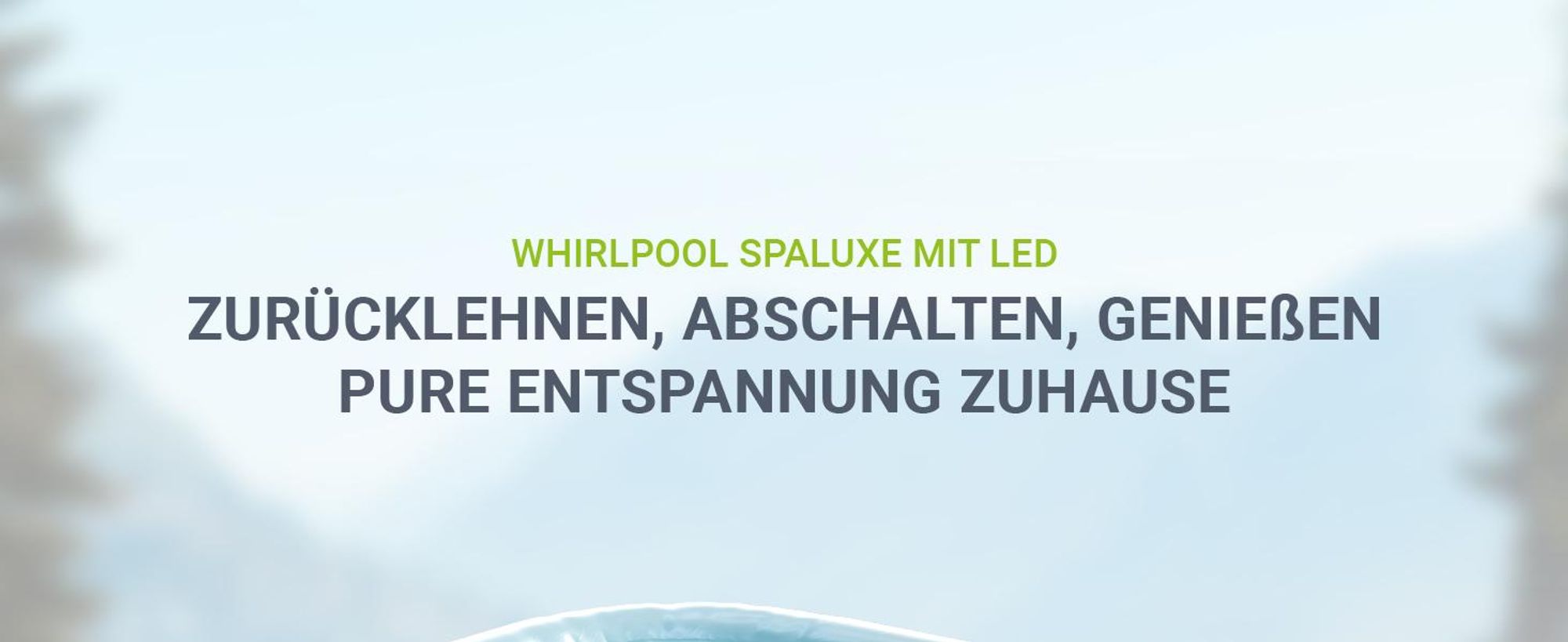 Juskys® Whirlpool SpaLuxe inkl. LED-Beleuchtung Schwarz/Weiß - 3000W, 130 Düsen, aufblasbar