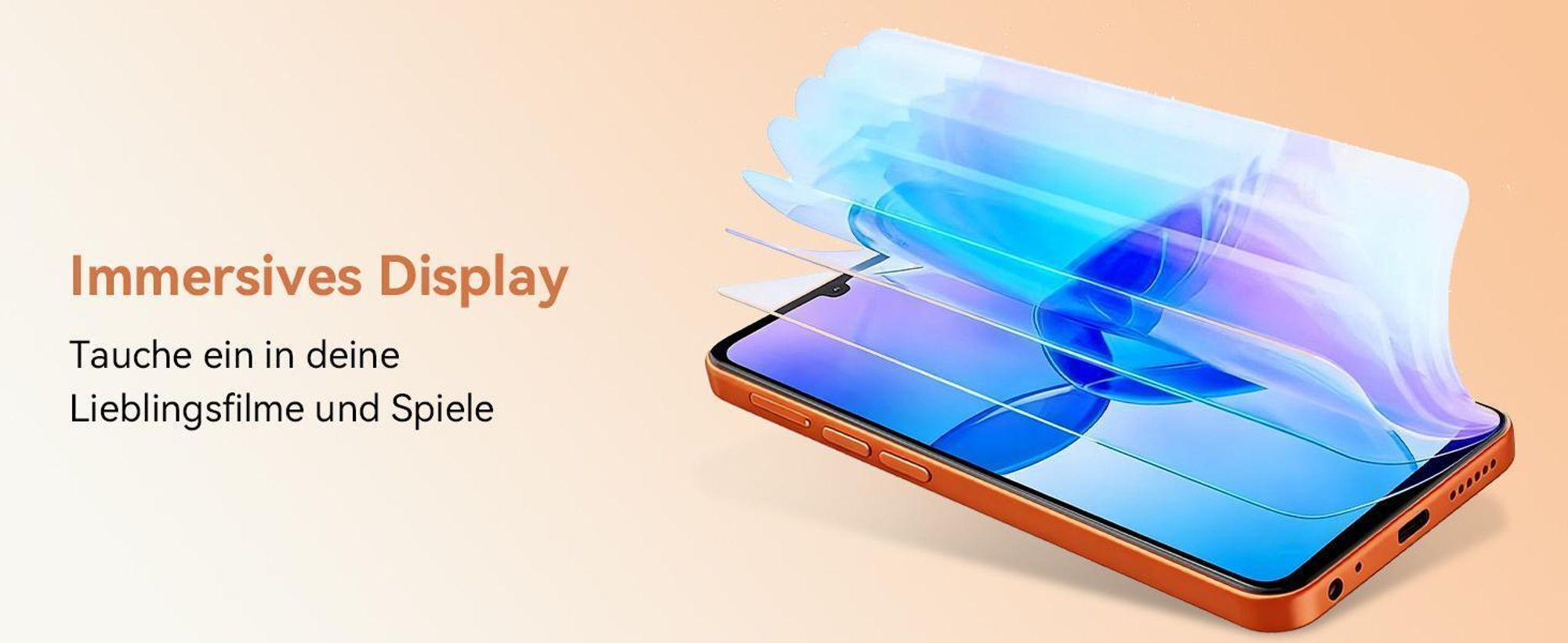 2026 Blackview WAVE 7C Handy Ohne Vertrag incl Hibuds 6, 6.56", Android16, 16GB+64GB/2TB TF, Face ID, 5000mAh, 32MP, Dual-SIM, WiFi 5, IP54