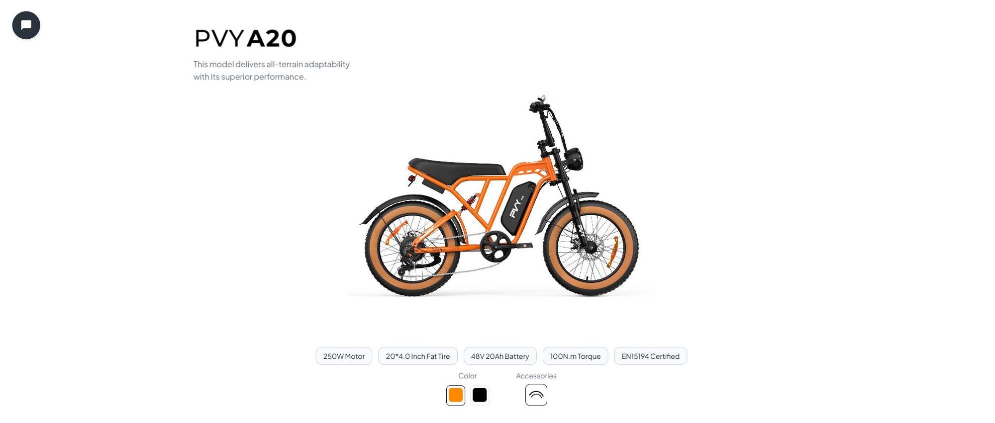 E-Bike Fatbike 48V 20Ah Akku 80km Reichweite 20x4.0 Zoll Grau