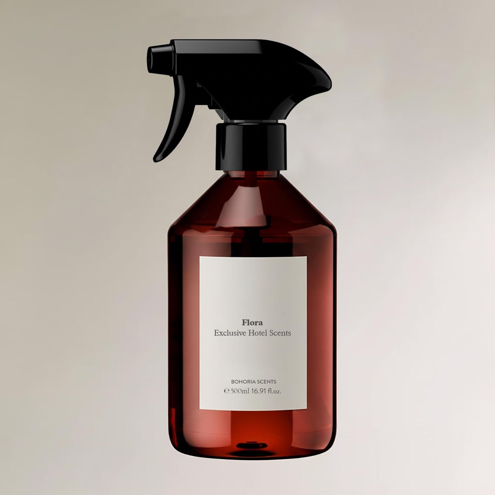 BOHORIA® Raumspray 500 ml Flora – Blumiger Raumduft mit Mandarine, Bergamotte, Jasmin & Zedernholz – Hotel Scents Home Perfume