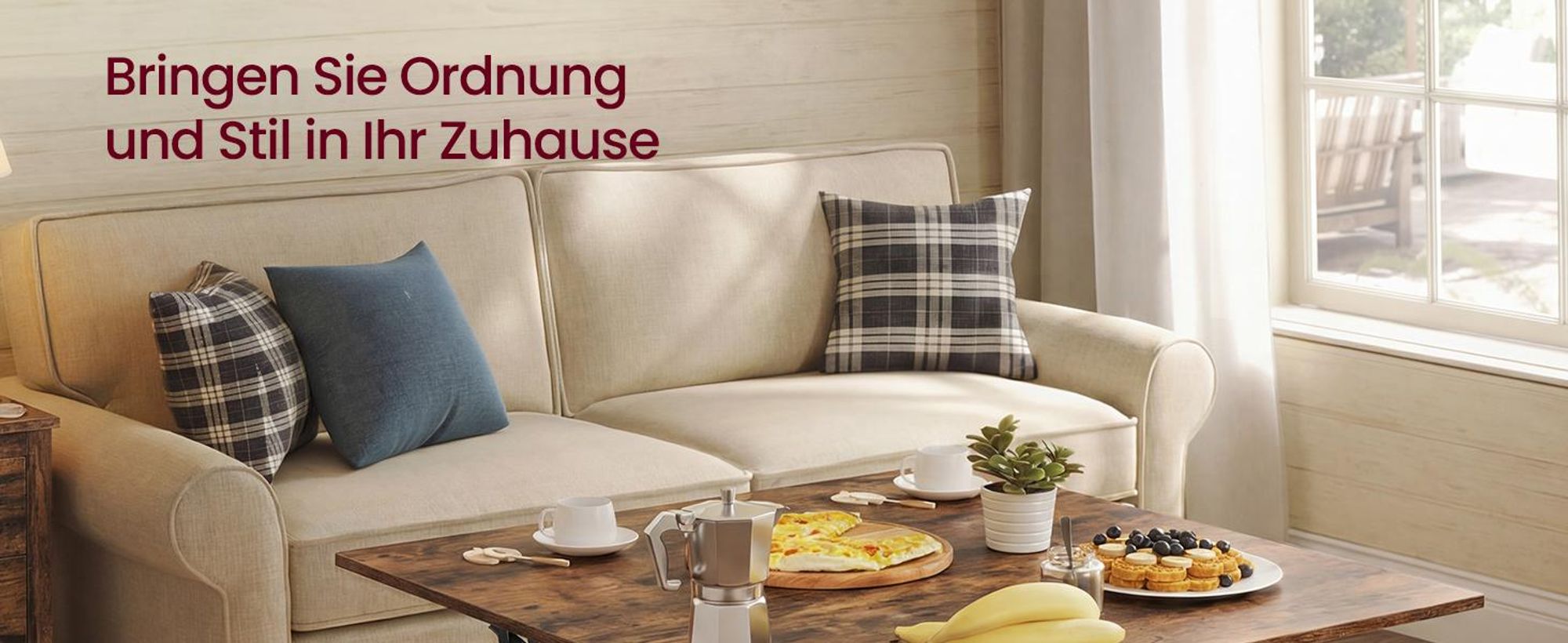 VASAGLE Couchtisch, Wohnzimmertisch, Gaszylinder, höhenverstellbar, viel Stauraum, Kaffeetisch, für Wohnzimmer, vintagebraun
