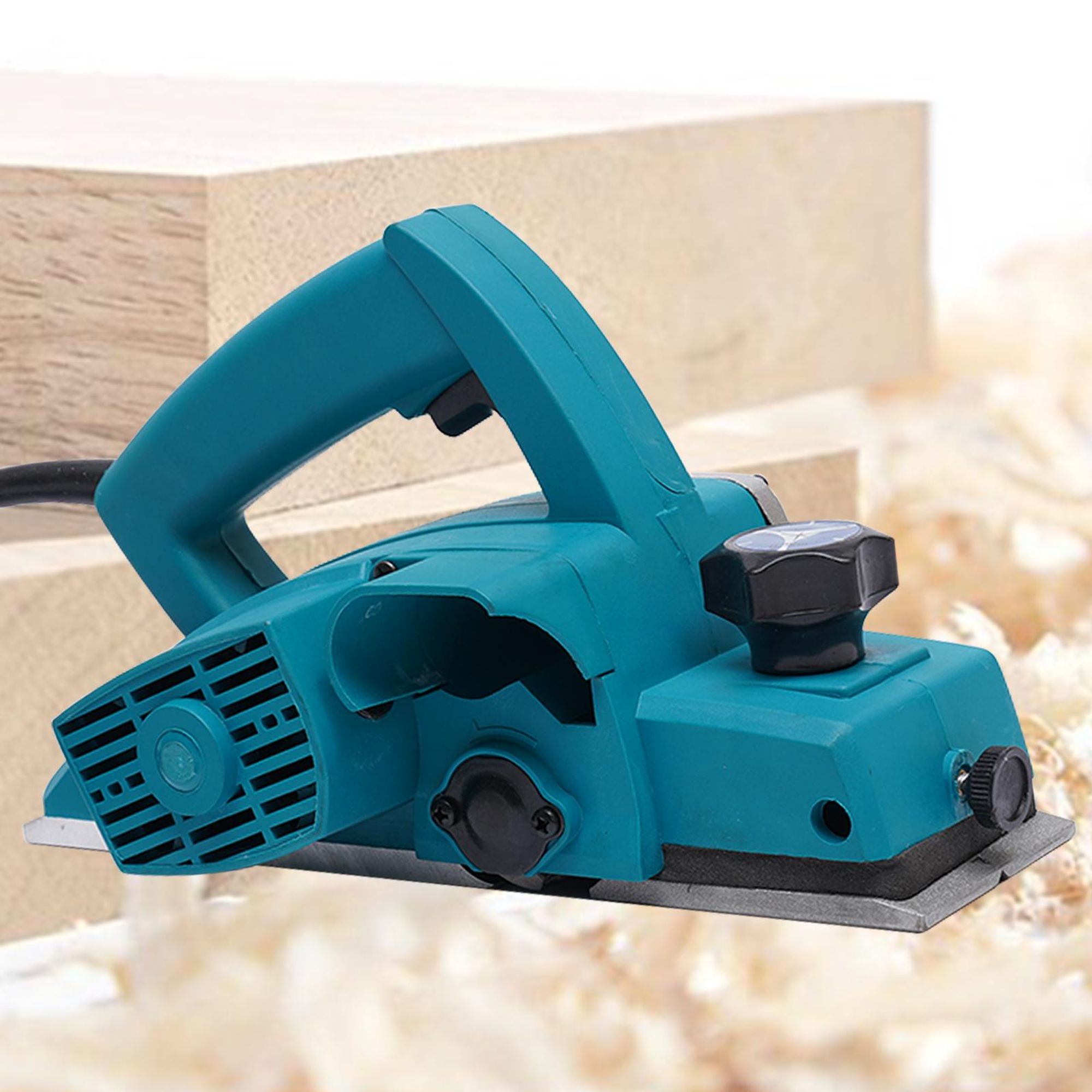 Elektrische Handhobelmaschine, 800W 16000U/min Professionelle Hobelmaschine für die Holzbearbeitung