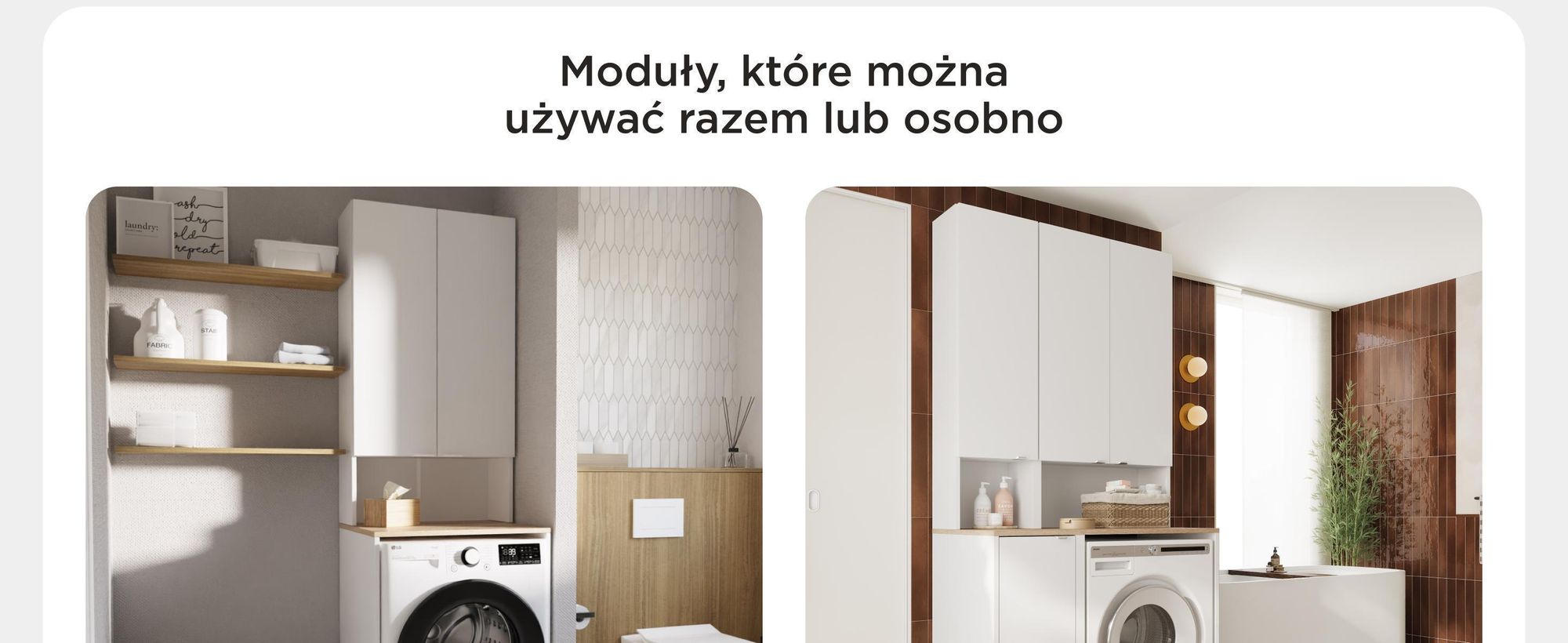 Szafka nad pralkę LORA