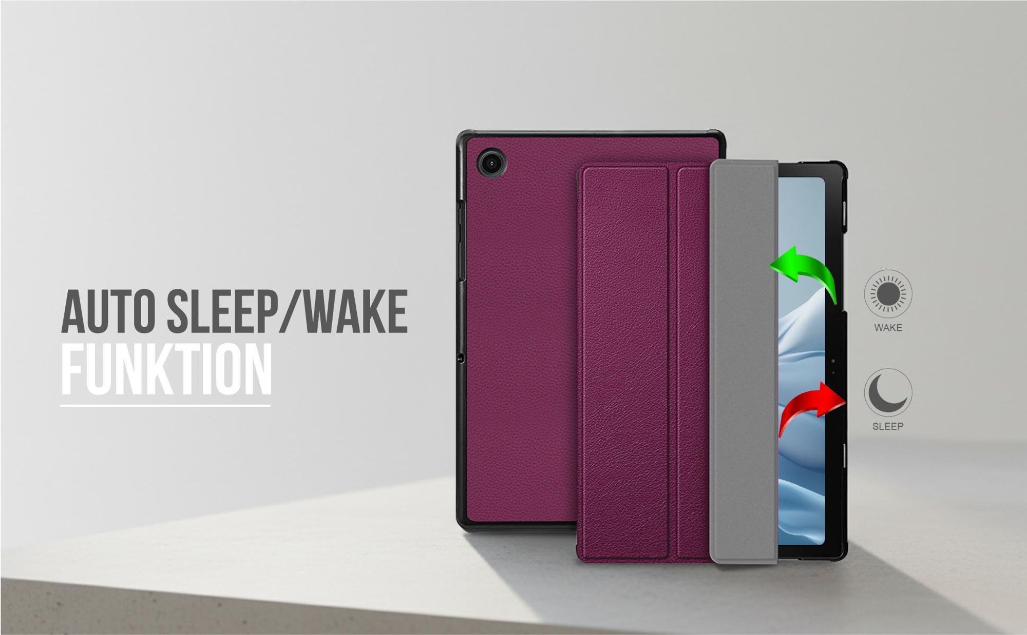 Tabletcase für Lenovo Tab M10 Plus 10.3 mit Auto Sleep / Wake Funktion