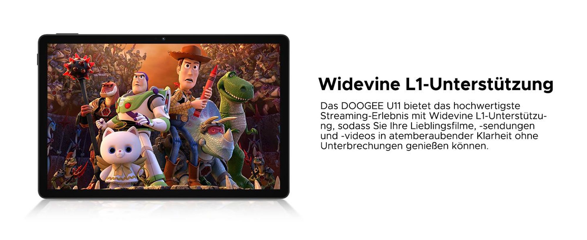 DOOGEE U11 VIP Tablet - Android 15, 11 Zoll,16(4+12)GB RAM+128GB(bis 2TB erweiterbar),90Hz,8580 mAh,Tastatur-Set
