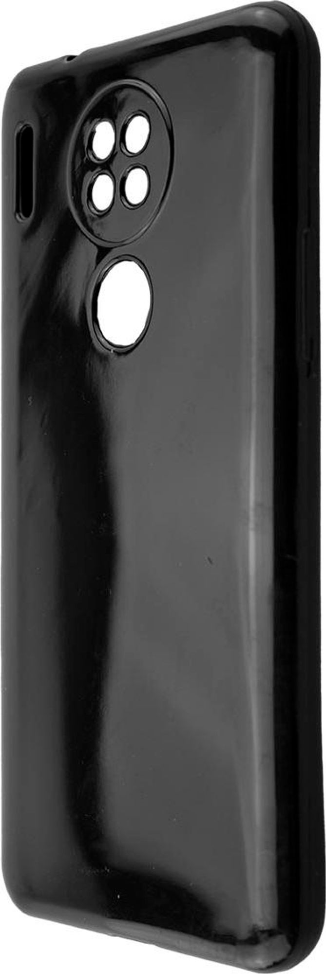 caseroxx Schutz-Hülle TPU-Hülle kompatibel mit Blackview A80 / A80s, Gummi Handy Tasche schwarz Bild 3