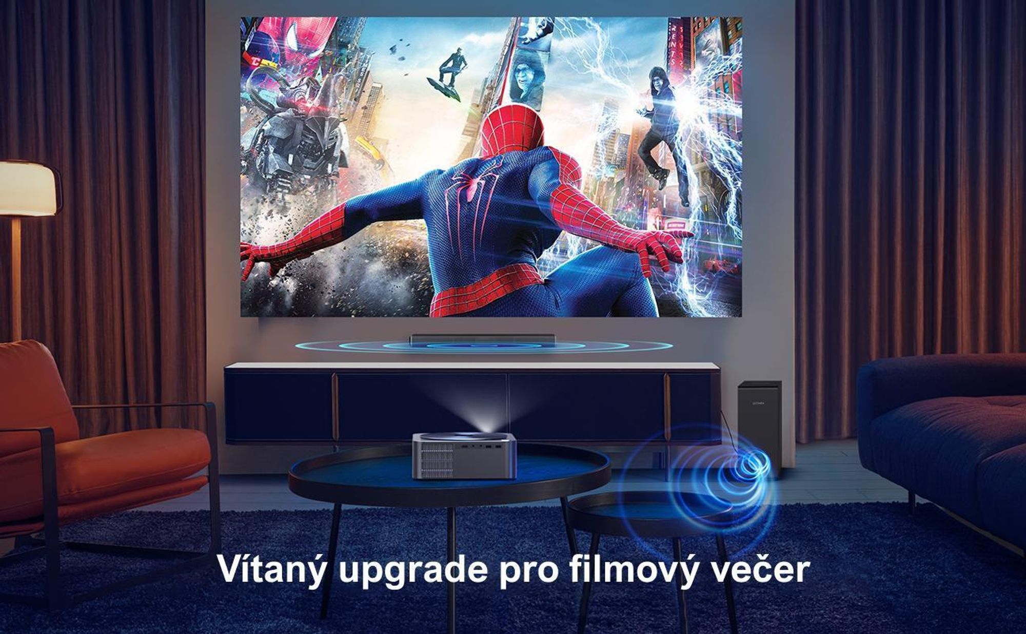 Soundbar ULTIMEA 5,25'' woofer, BASSMAX, tenké provedení 3,8 cm, Nova S40