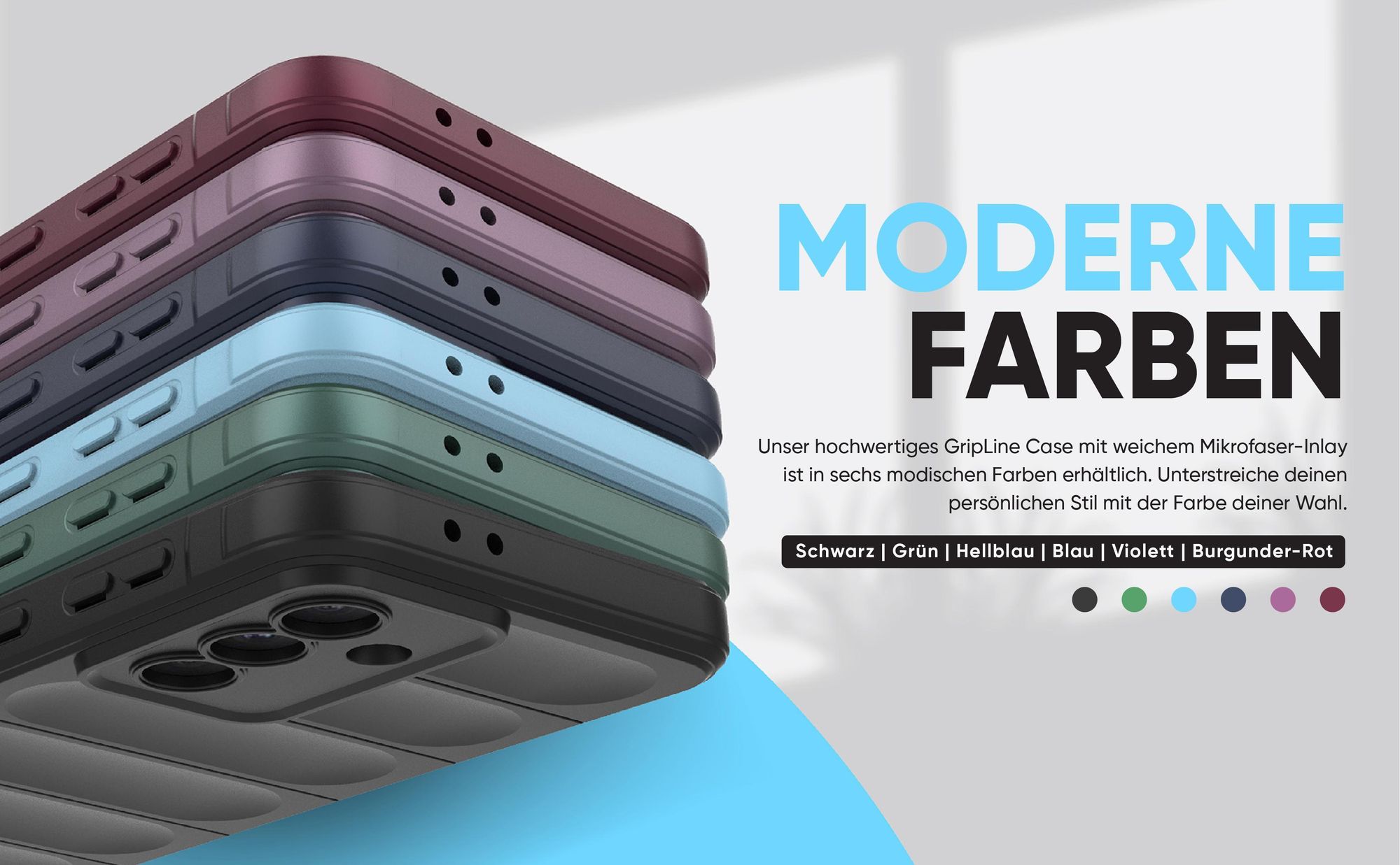 Handyhülle für das Samsung Galaxy A56 5G - verschiedene Farben und modernes Design