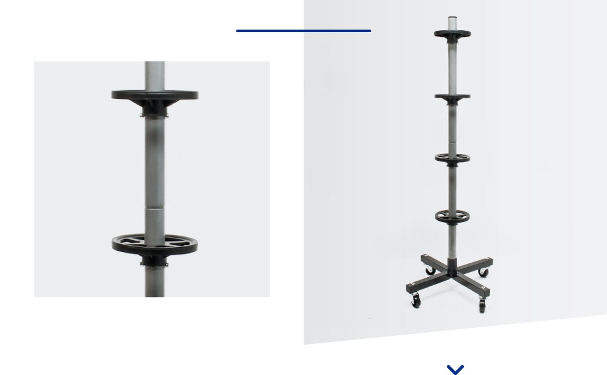 Felgenbaum Fahrbar Reifenständer Reifenbaum Felgenständer Reifenwagen bis 225 mm Reifen