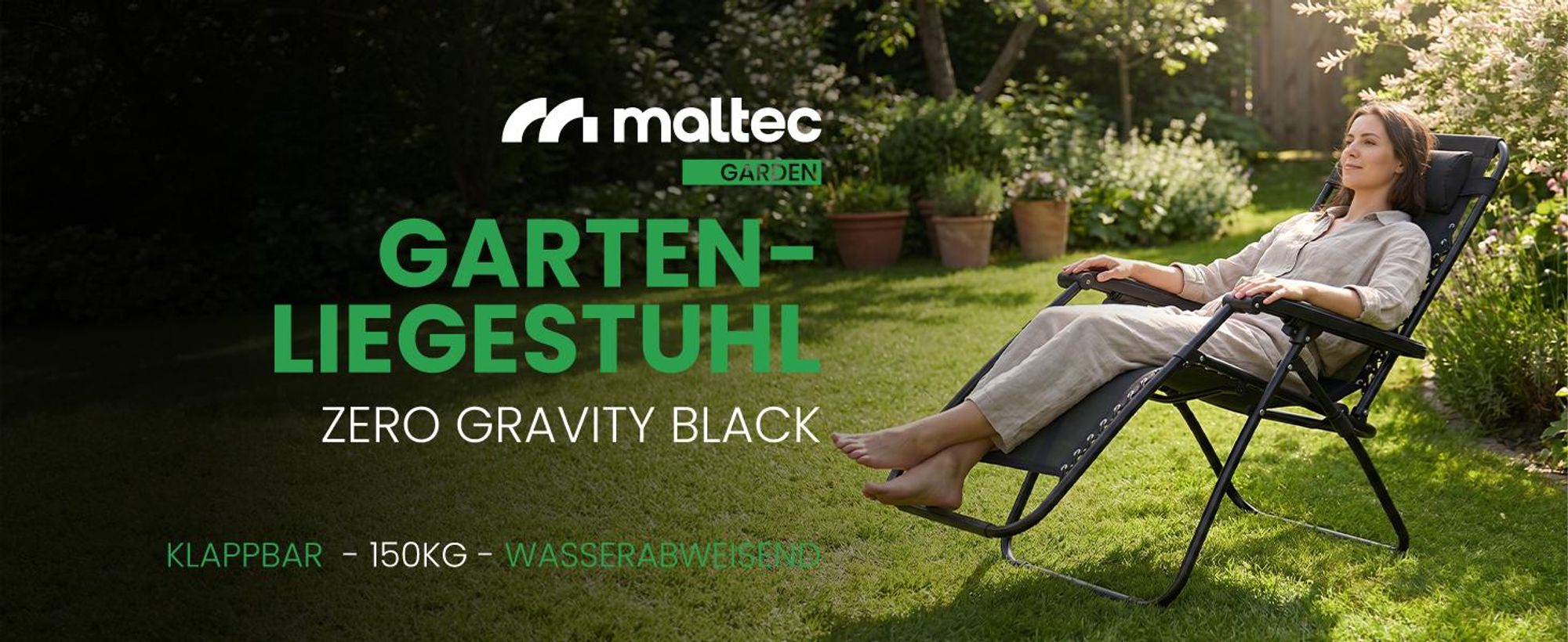 Gartenliege Sonnenliege Klappbarer Liegestuhl Garten Terrase