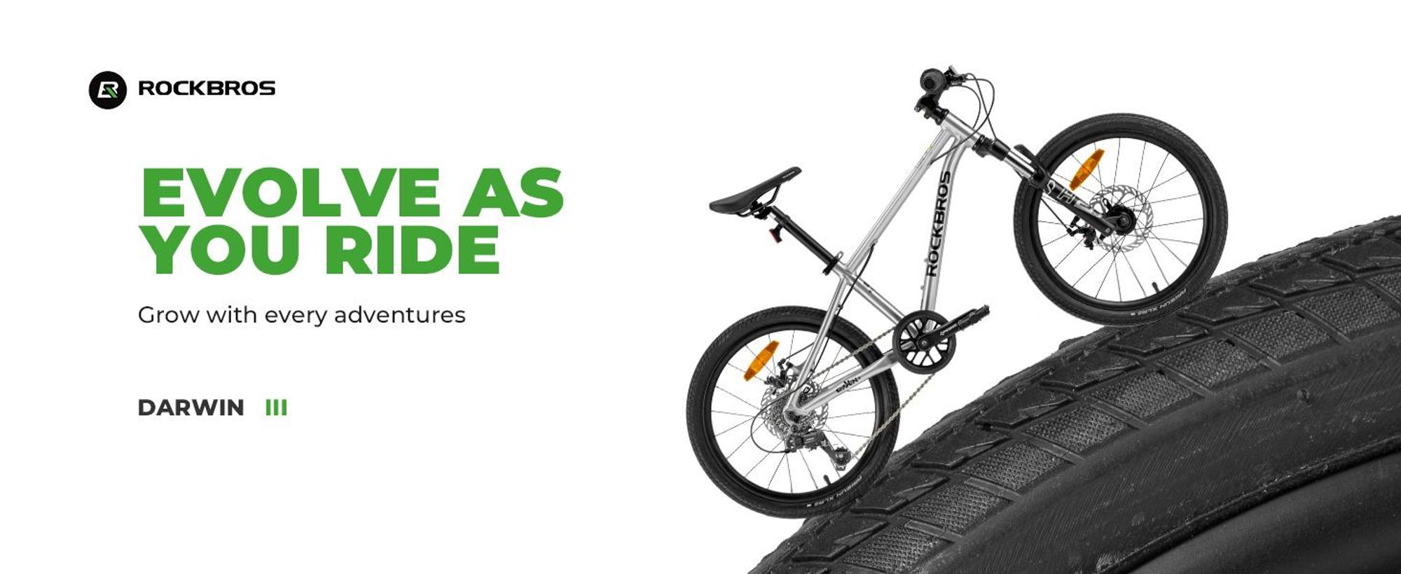 ROCKBROS Darwin Mountainbike 20'' Jungenfahrrad 7 Gang Shimano Kinderfahrrad für 6-10 Jahre Schock Gabel