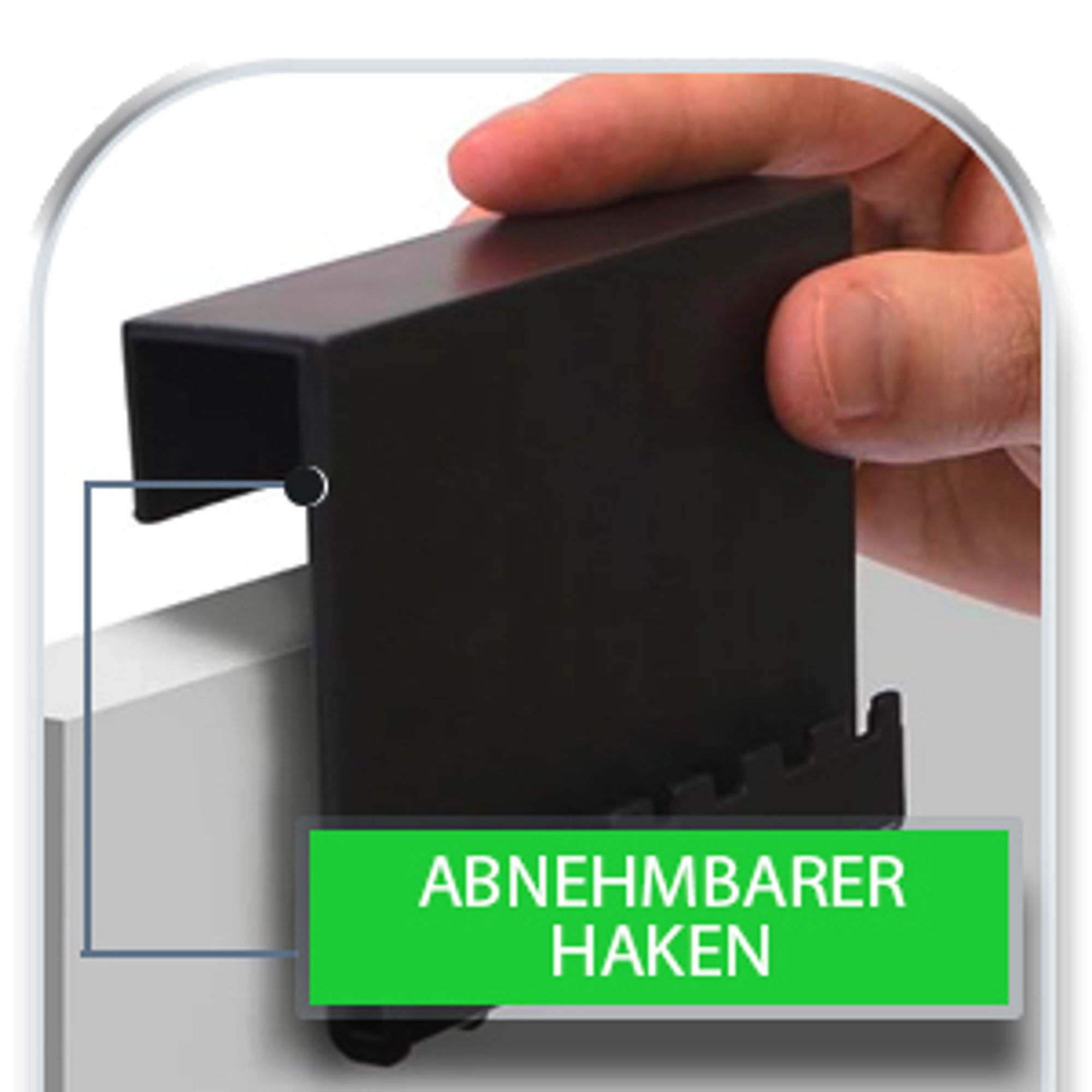 YourCasa 7L Biomülleimer mit Halterung und Sieb für Küche - Geruchsdicht & Spülmaschinenfest Schwarz