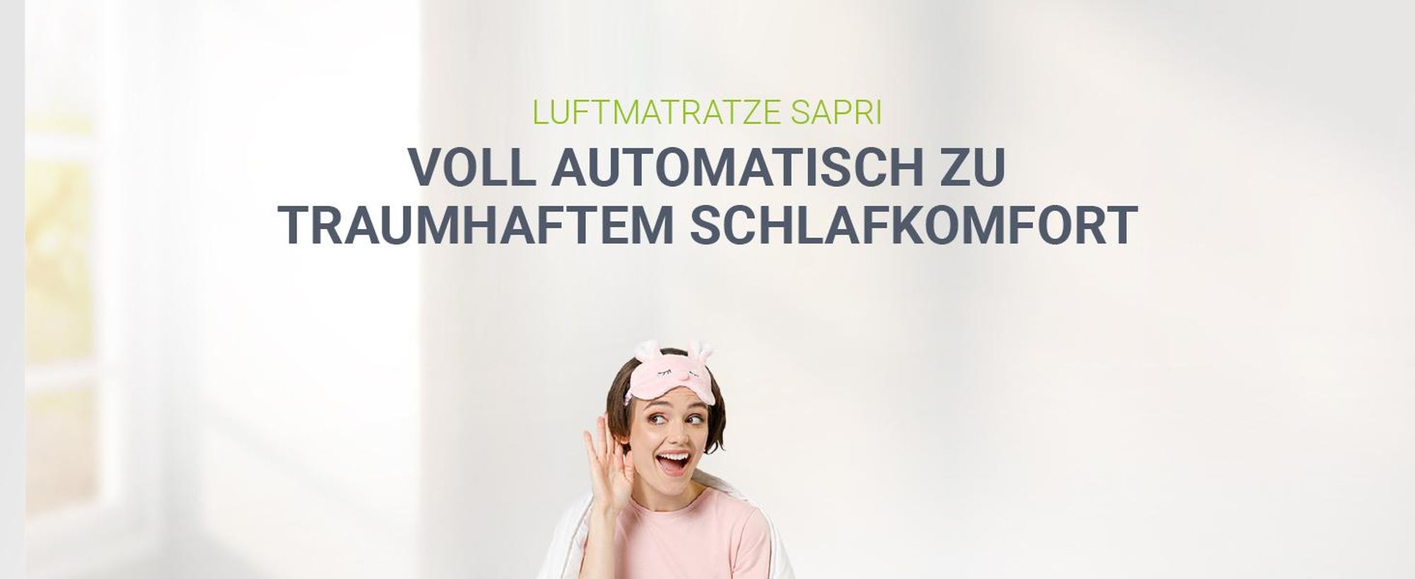 Juskys Luftmatratze Sapri M in Grau / Anthrazit - 1 Personen Luftbett selbstaufblasend mit Pumpe