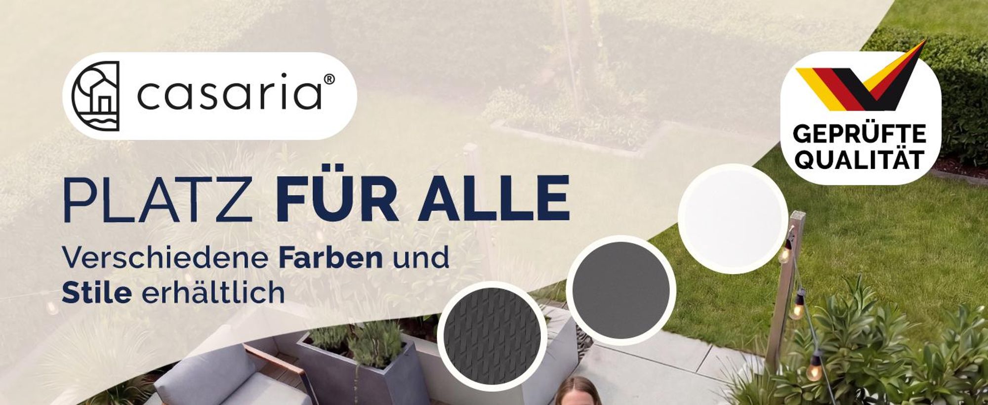 Casaria® 2X Campingtisch 180x75cm Klappbar Wetterfest Tragbar Kunststoff Garten Terrasse Camping Balkontisch Klapptisch Buffettisch Buffettisch Weiß