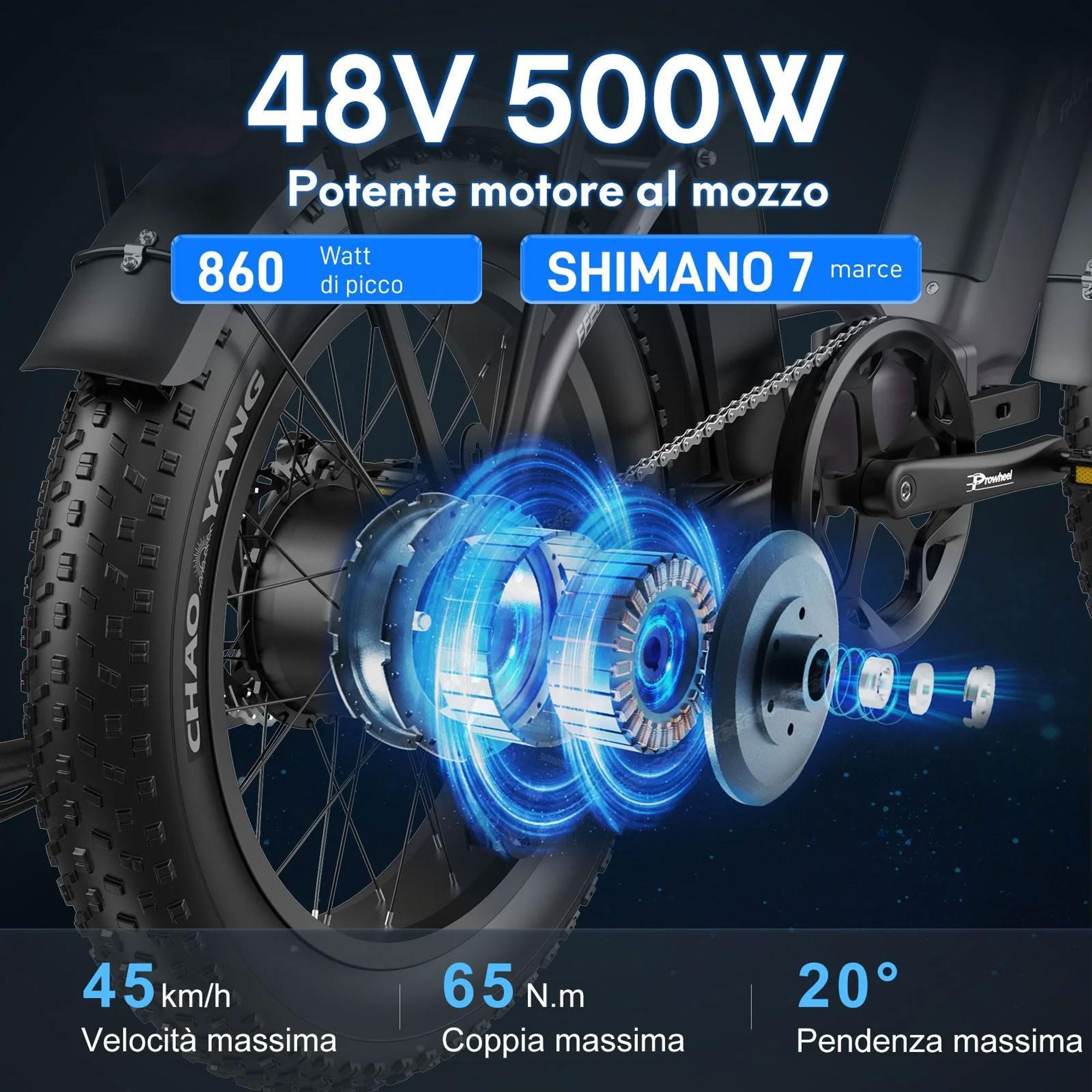 E-Bike FAFREES FF20 Polar - Batteria 48V24Ah Pneumatici Da 20 Pollici Freni A Disco Meccanici - Verde