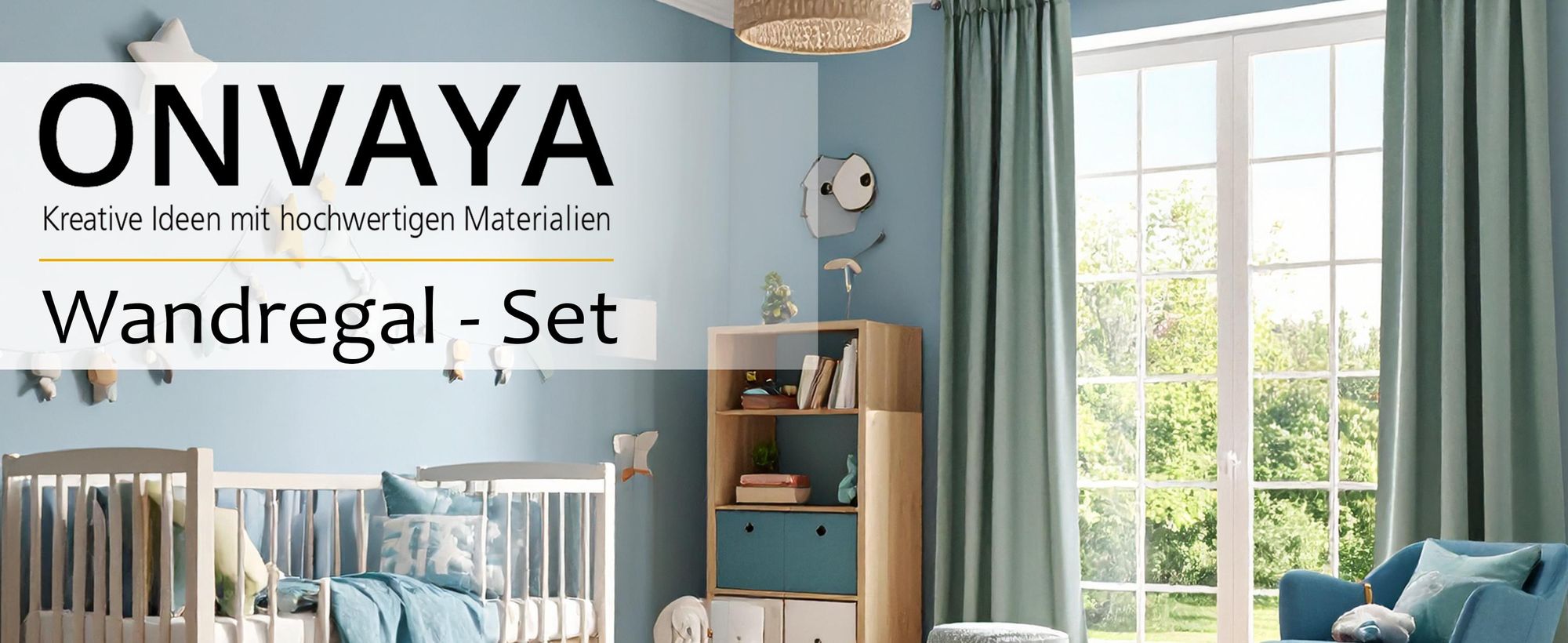 ONVAYA® Wandregal ǀ Weiß 40cm ǀ Massivholz ǀ Naturholz oder Weiß ǀ einfache Installation ǀ 4er-Set ǀ Wandregal aus Holz