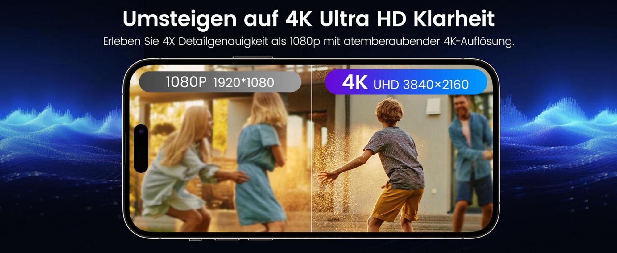 ZOSI 4K PoE Überwachungskamera Set mit 2TB HDD, 4X 8MP Aussen Kamera mit Echtfarben-Nachtsicht, F1,0-Blende, KI Personenerkennung, AuroraLux C186A