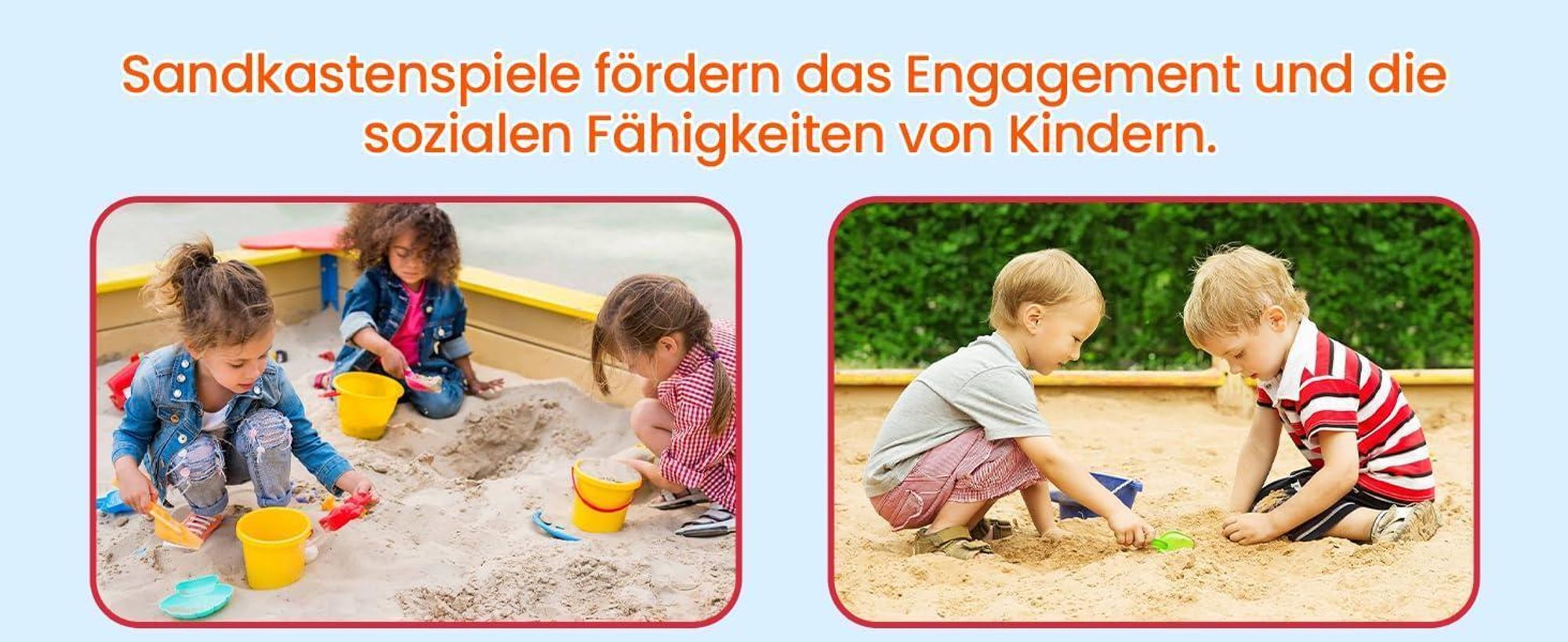 4myBaby GmbH - Spielsand 50kg | Quarz Sand für Sandkasten | Kinder Spielsand | Dekosand | Spiel sand für Sand kasten | Sandkasten Sand | Gewaschener