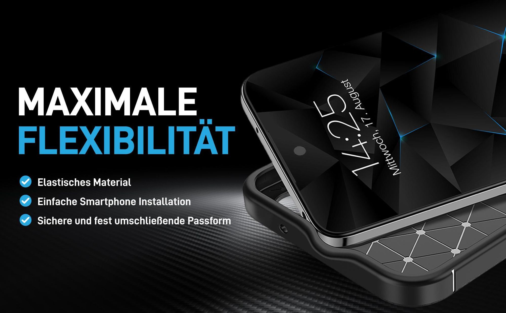Flexbiles Smartphone Cover für Xiaomi Redmi 13 mit perfekter Passform