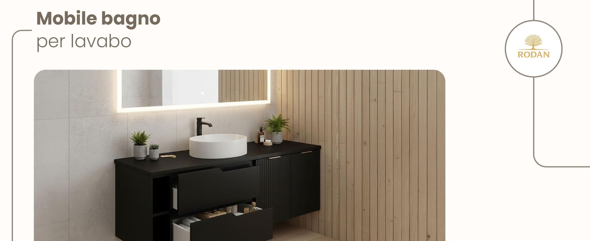 RODAN, mobile bagno, mobile sotto lavabo, mobile bagno moderno, mobili per il bagno