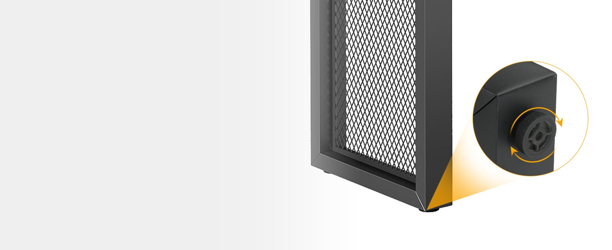 Tribesigns Konsolentisch mit Stauraum, 105 cm Eingangstisch im Industriestil aus Metallgeflecht, schmaler Sofatisch für Wohnzimmer, Flur, rustikal