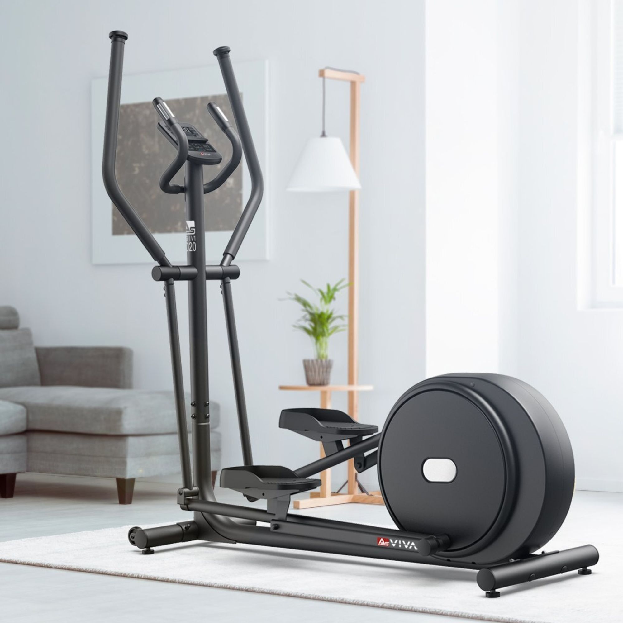 Crosstrainer Heimtrainer für Zuhause AsVIVA C29 Pro Bluetooth 21 Programme