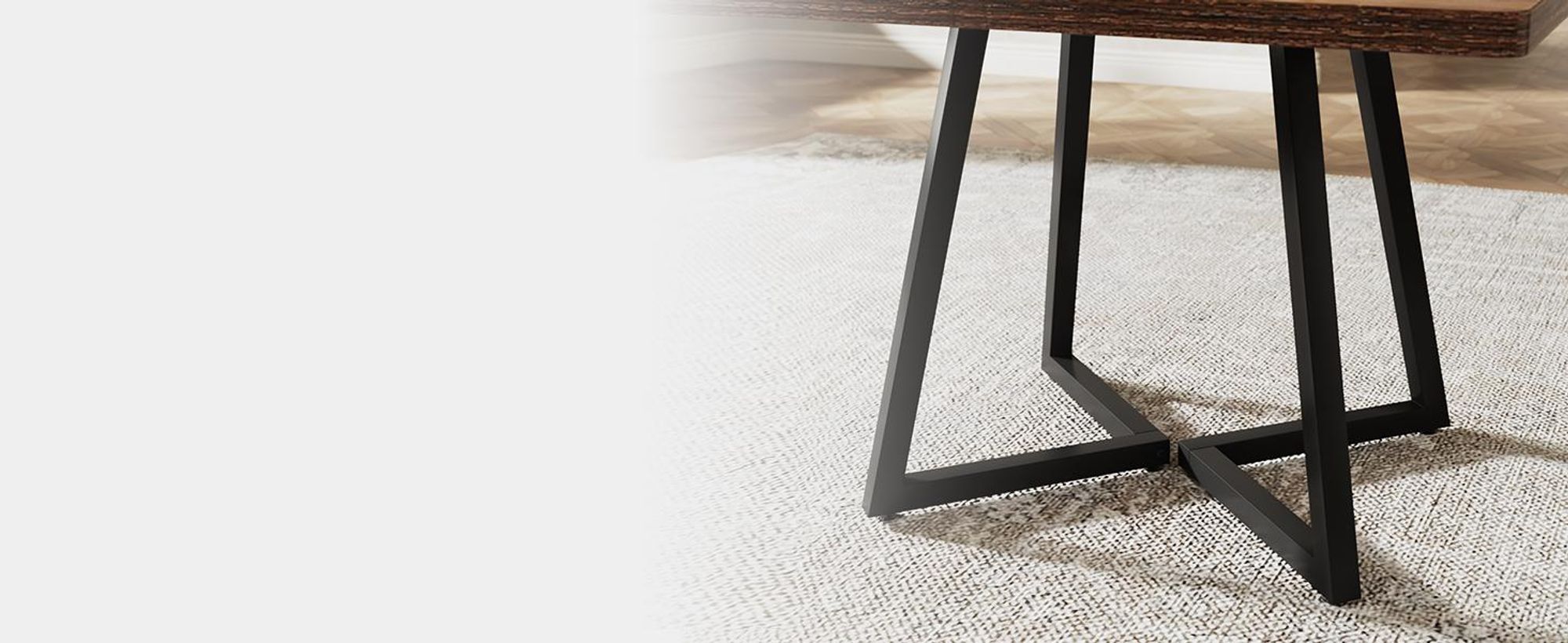 Tribesigns Runder Esstisch, 80 cm Industrie-Esstisch mit Metallfuß, Küchentisch für Esszimmer, kleine Räume, Wohnung, Rustikales Braun und Schwarz