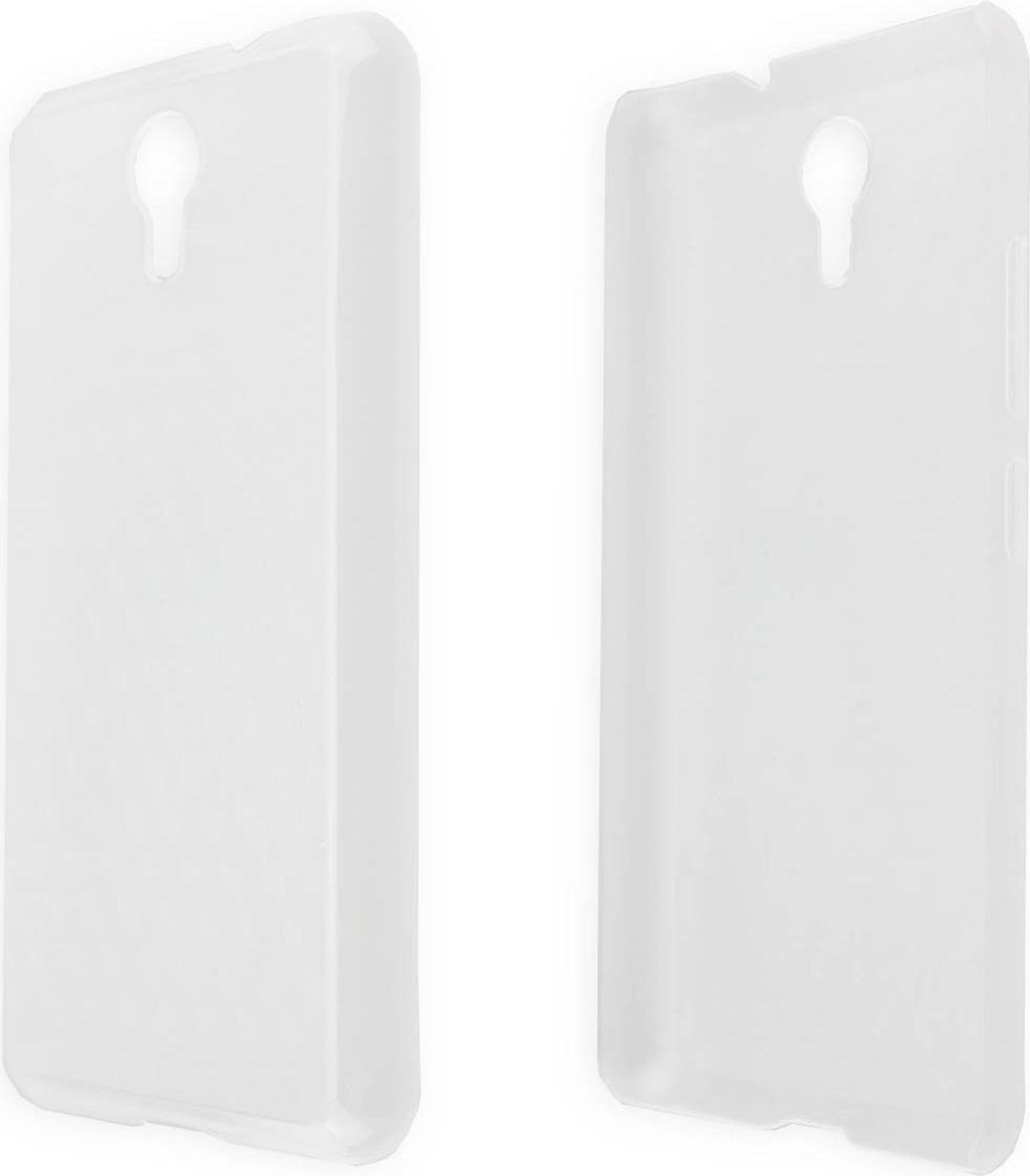 caseroxx Schutz-Hülle TPU-Hülle kompatibel mit Ulefone Power, Gummi Handy Tasche weiß-transparent  Bild 3
