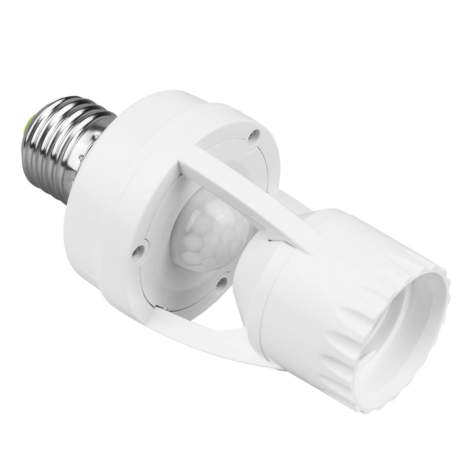 Lampenfassung E27 Sensor Bewegungssensor Dämmerungssensor Automatisch 360° 60W