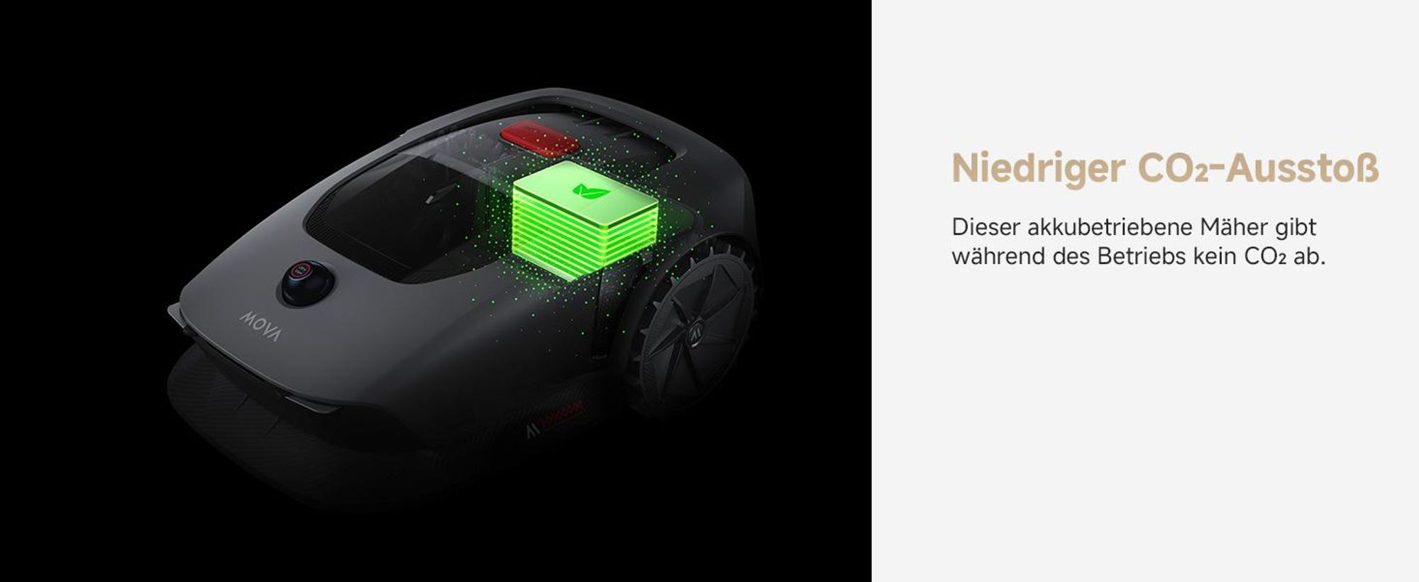 MOVA 600 Robot tondeuse Kit 81 lames, installation sans fil, cartographie 3D-LiDAR 600 m², évitement obstacles, contrôle via app
