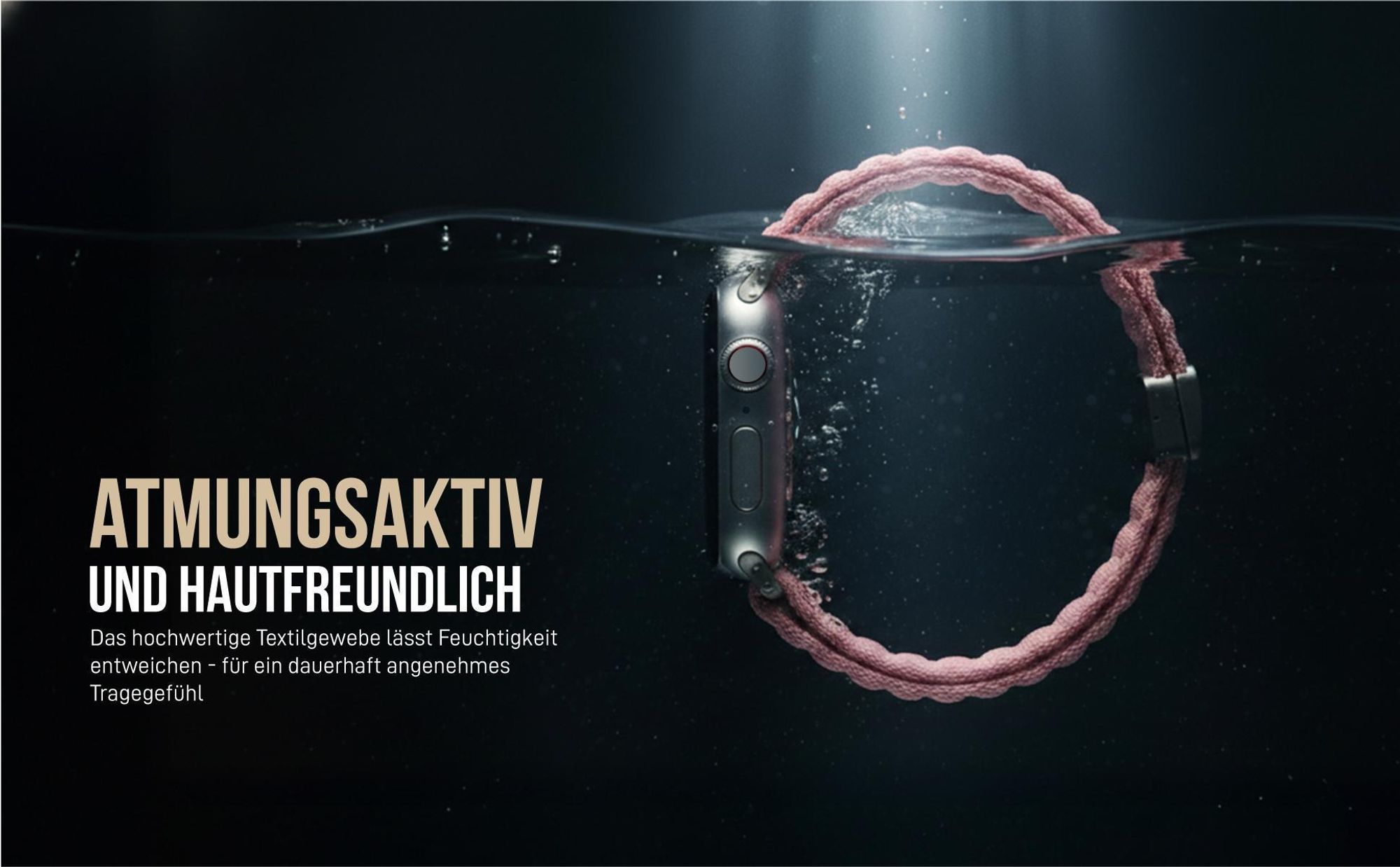 Atmungsaktives Smartwatch Band für Apple Watch Series 8 45mm