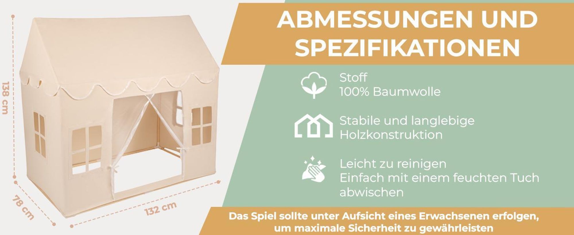 KiddyMoon Spielhaus Kinderzelt Für Kinder Kinderhaus Faltbares Design Kinder Spielzelt Indoor Kreativität Kuschelecke Kinderzelt Perfekt Für Drinnen Und Draußen Kinderzimmer 138X78x132cm