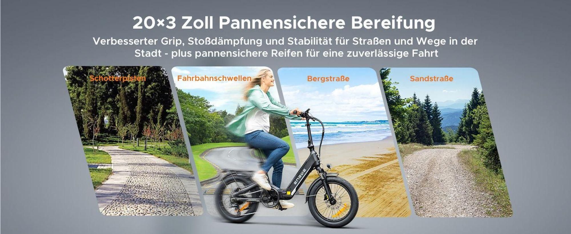 2025 Engwe L20 3.0 Boost E-Bike E-Bike Klappräder Herren Damen City E-BIKES E-Hollandräder Elektrofahrrad 135 km 8A-Schnellladung 75 Nm