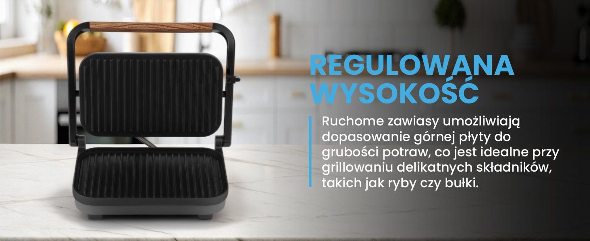 Grill kontaktowy z funkcją opiekacza do kanapek toaster