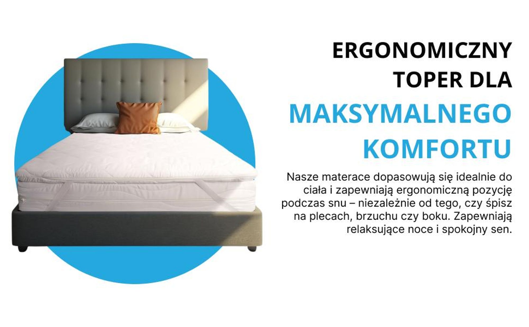 topper materac nakładka łóżko piankowy pianka zimna memory visco mata nawierzchniowy