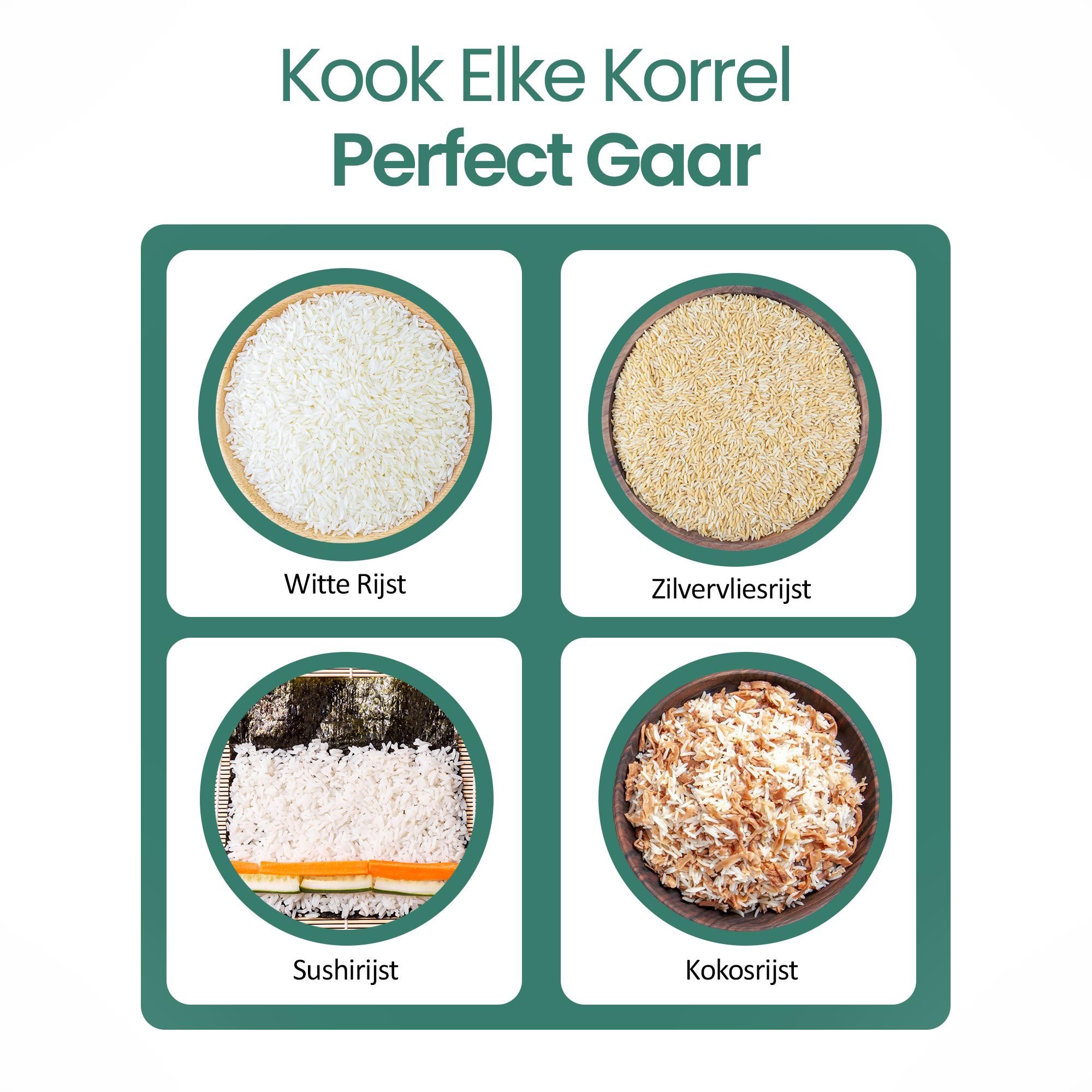 Emerio Rijstkoker – 1,5 L – Warmhoudfunctie – Automatische Uitschakeling – Antiaanbaklaag – Zwart – RCE-110118.5