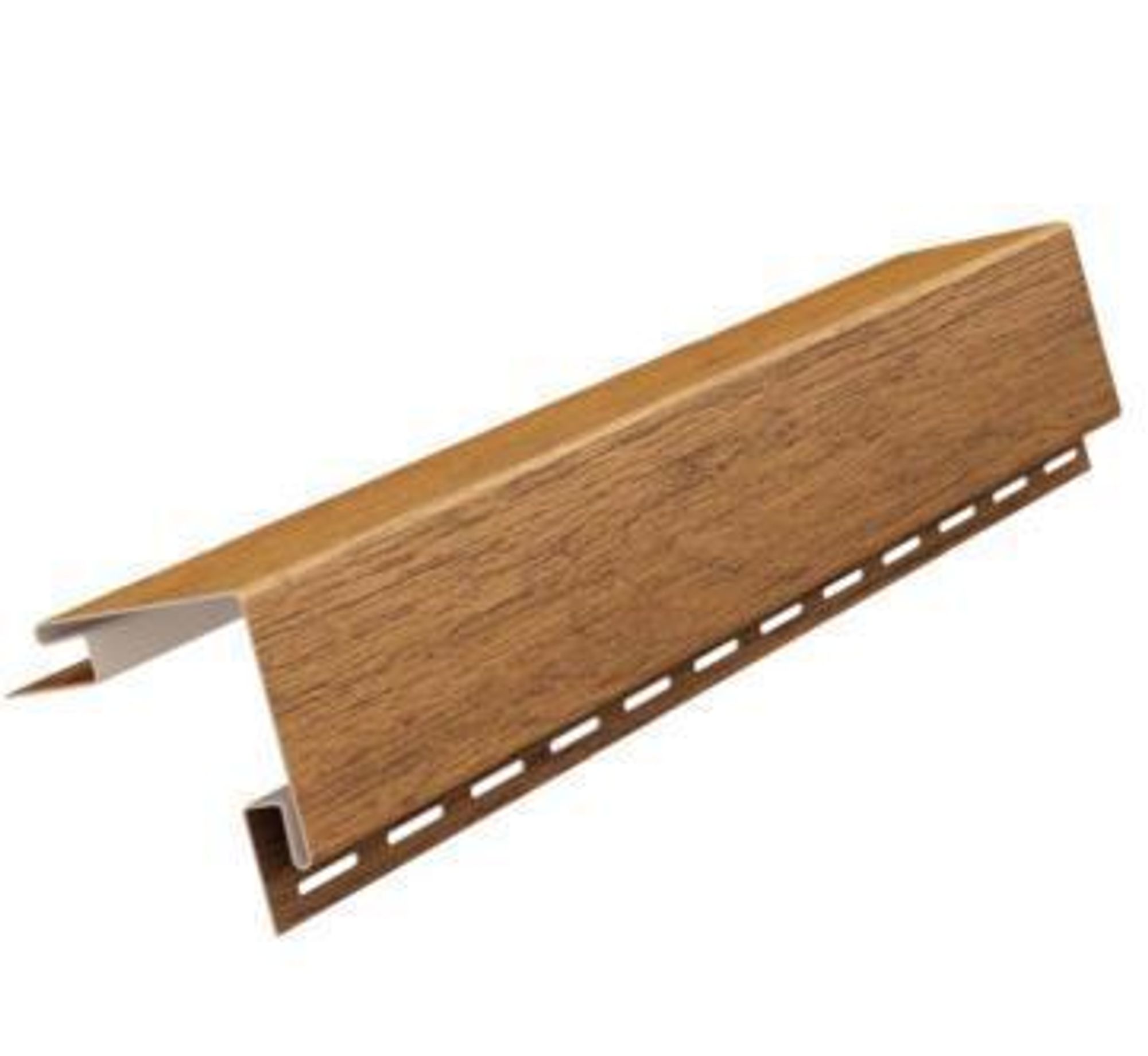 VILO Außenecke SV-12 - Profil für Siding und Dachunteransicht - Länge 3,05 m - Witterungsbeständig - PVC - Wartungsfrei - 1 Stück - Hellgrau
