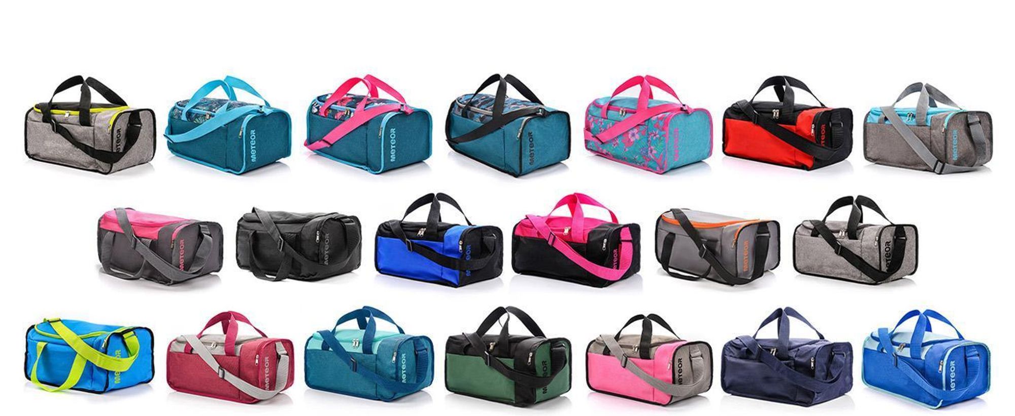 METEOR NEPR 20 L Sporttasche Trainingstasche Reisetasche Tasche Gym Bag graue/schwarz